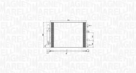 Климатический радиатор ford focus MAGNETI MARELLI BC773