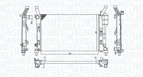 Радиатор охлаждения MAGNETI MARELLI BM1262