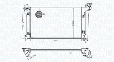 Радиатор охлаждения MAGNETI MARELLI BM1783