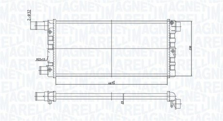 Радиатор cnq/sei 900 magneti marelli MAGNETI MARELLI BM1852 (фото 1)