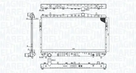 Радіатор охолодження MAGNETI MARELLI BM1976