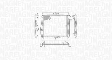 Радіатор MAGNETI MARELLI BM891