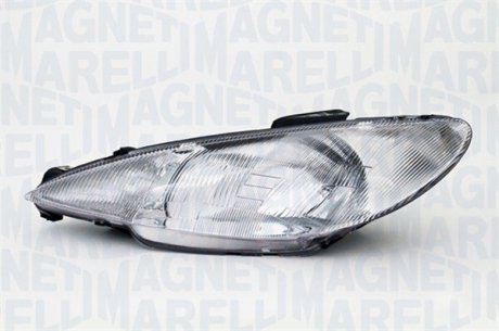 Фара передня права peugeot 206 98- MAGNETI MARELLI LPQ001