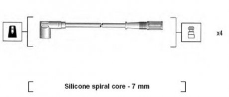 Провода высоковольтные MAGNETI MARELLI MSK610