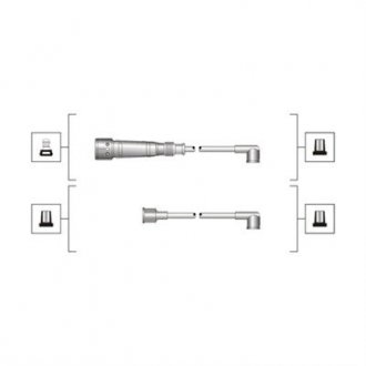 Дроти високовольтні MAGNETI MARELLI MSQ0004