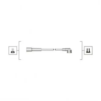 Комплект высоковольтных проводов MAGNETI MARELLI MSQ0016