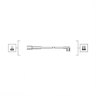 Комплект высоковольтных проводов MAGNETI MARELLI MSQ0059