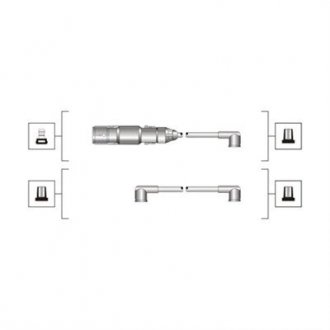 Дроти високовольтні MAGNETI MARELLI MSQ0071