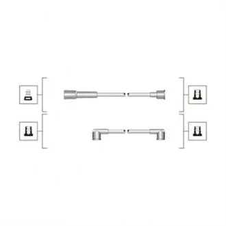 Дроти високовольтні MAGNETI MARELLI MSQ0106