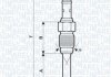 Свічка розжарювання fiat brava 1.9jtd, marea. MAGNETI MARELLI UX28A (фото 1)