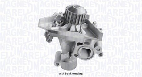 Насос води (з корпусом) c4, c5, c8, peugeot 406,307,407 1.8 16v [352316170924] MAGNETI MARELLI WPQ0924