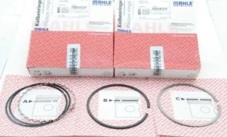 Комплект поршневых колец MAHLE 011 58 N0