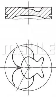 Поршень MAHLE 002 24 10