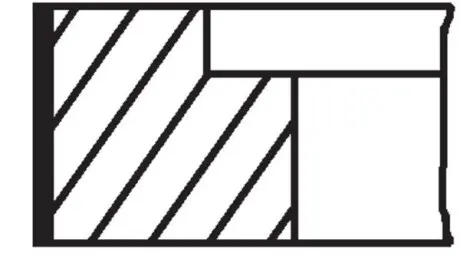 Кільце поршневе MAHLE 00932N0