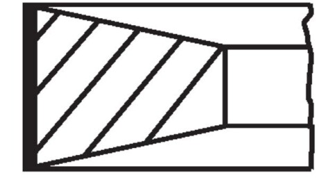 Кільця поршневі MAHLE 009 34 N0