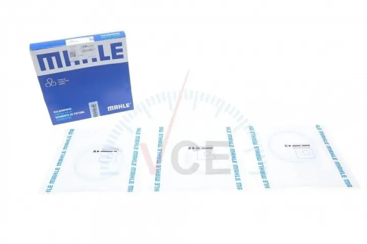 Фото 1 - Комплект поршневых колец MAHLE 009 90 V0 Комплект поршневых колец MAHLE 009 90 V0 (фото 1)