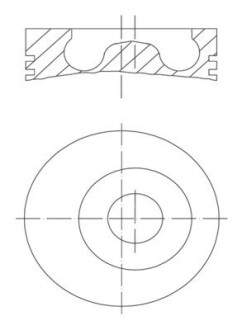 Поршень MAHLE 0102700