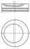 Поршень в комплекті на 1 циліндр, 2-й ремонт (+0,50) 011 62 01
