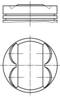 Поршень MAHLE 011 PI 00105 000