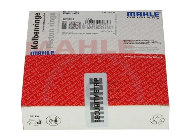 Комплект поршневих кілець Z16XEP std MAHLE 012 21 N0 (фото 1)