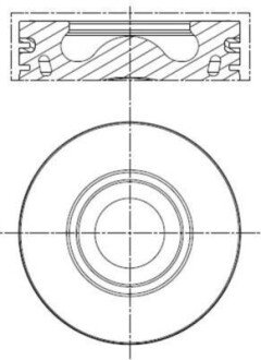 Поршень двигуна MAHLE 013 PI 00137 002