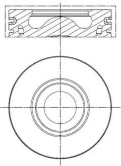 Поршень двигателя MAHLE 013 PI 00137 002