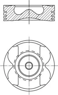 Поршень MAHLE 021 PI 00125 000