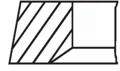 Кольцо поршневое +0.50mm (к-кт на 1 цилиндр) MAHLE 02216N1