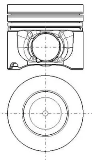 Поршень двигателя MAHLE 028 PI 00178 002