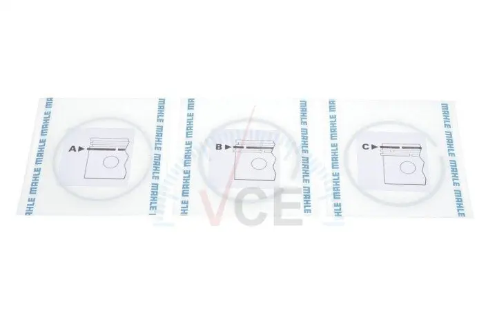 Фото 1 - Комплект поршневых колец MAHLE 030 31 N1 Комплект поршневых колец MAHLE 030 31 N1 (фото 1)