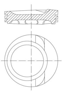 Поршень MAHLE 030 68 02