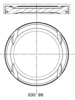 Поршень MAHLE 030 99 02