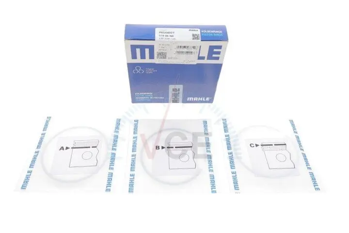 Комплект поршневых колец MAHLE 039 99 N0 (фото 1)
