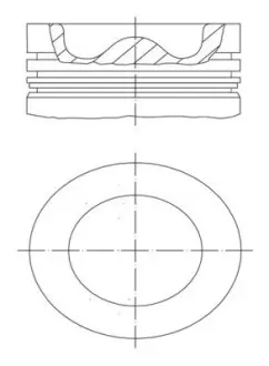 Поршень MAHLE 039PI00127000