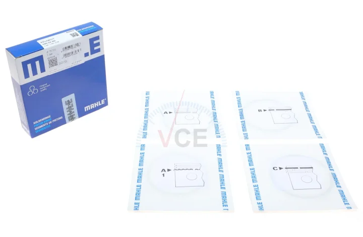 Комплект поршневых колец MAHLE 040 02 N0 (фото 1)