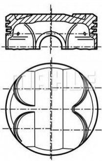 Поршень MAHLE 081 PI 00101 002 (фото 1)