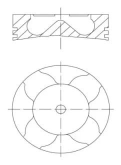 Поршень 84 MAHLE 081PI00103000