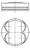 Поршень двигуна MAHLE 081 PI 00107 002 (фото 1)