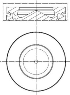 Поршень двигателя MAHLE 081 PI 00113 002 (фото 1)