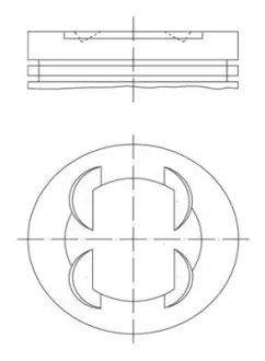 Поршень MAHLE 681PI00109000