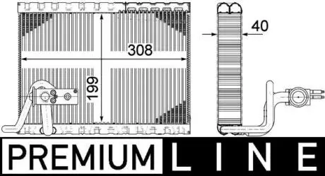 Испаритель MAHLE AE124000P