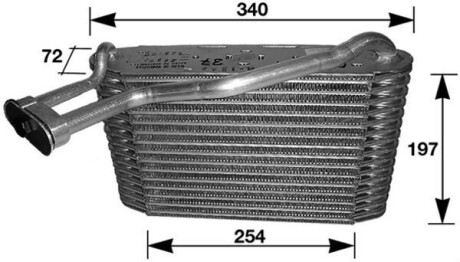 Испаритель MAHLE AE34000S