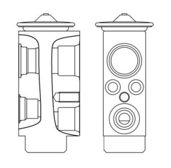 Расширительный клапан кондиционера MAHLE AVE6000S