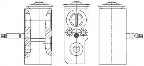 Расширительный клапан кондиционера MAHLE AVE82000P
