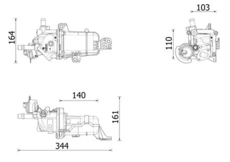Рециркуляция отработок. газов MAHLE CE49000P