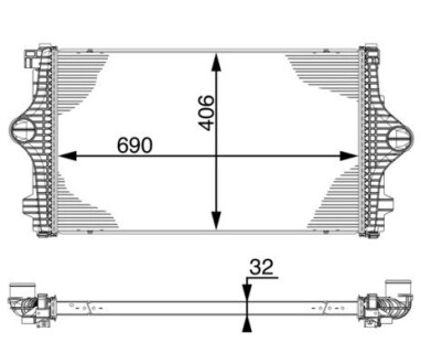 Інтеркулер MAHLE CI219000P (фото 1)