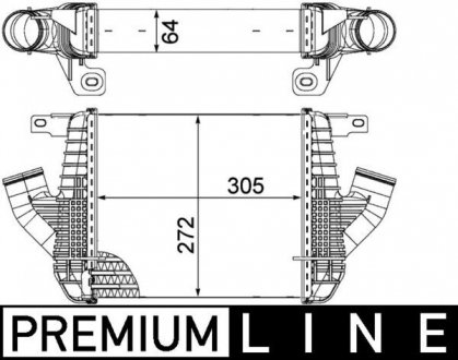 Інтеркулер MAHLE CI237000P