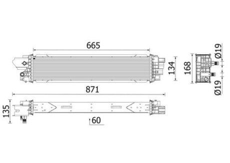 Інтеркулер MAHLE CI664000P (фото 1)