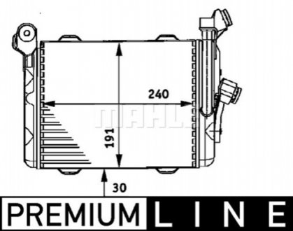 Радіатор масляний behr premium line MAHLE CLC33000P