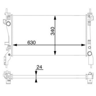 Інтеркулер MAHLE CR1122000S